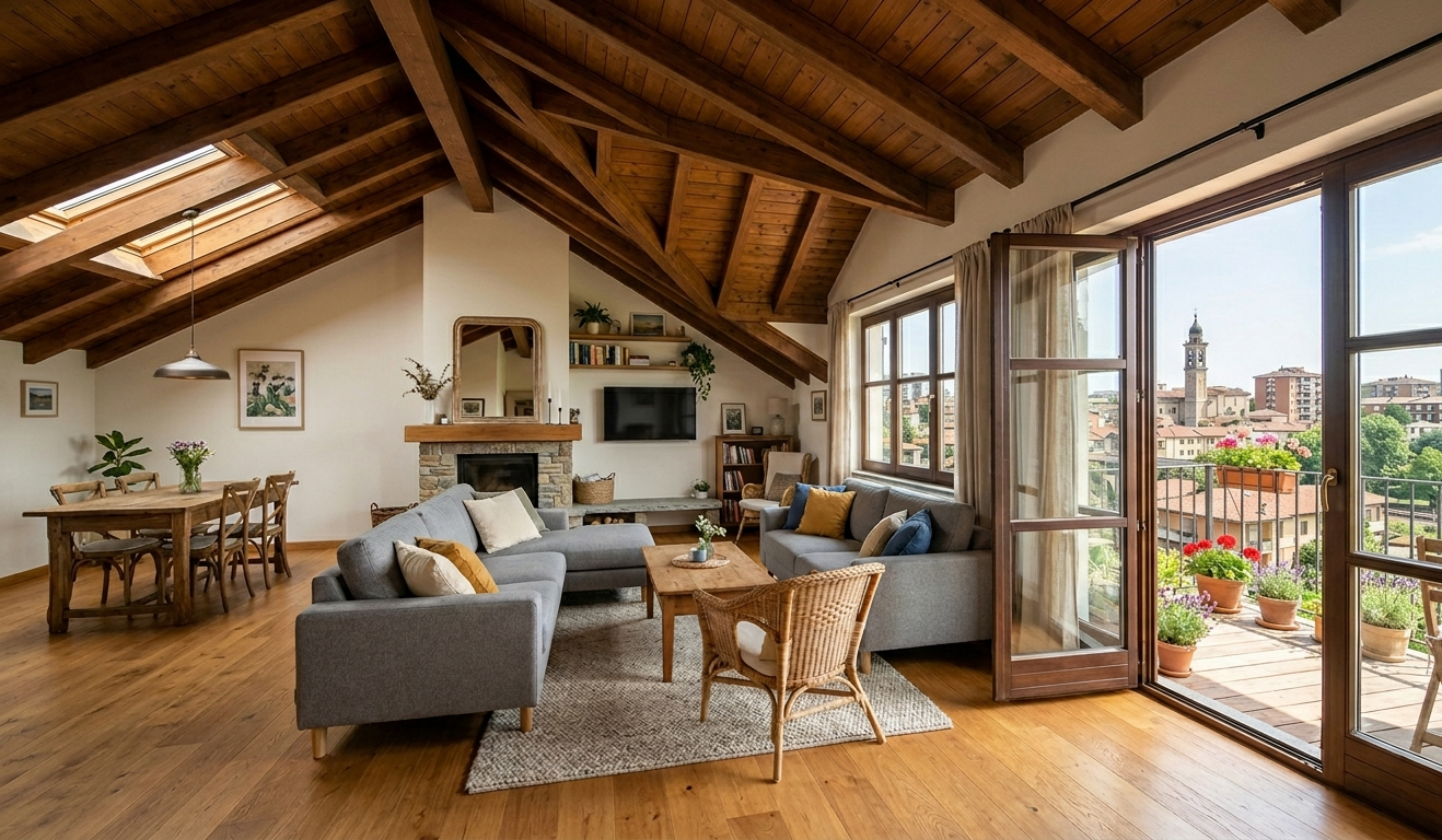 Mansarda con terrazzo in via roma 116, Paderno Dugnano
