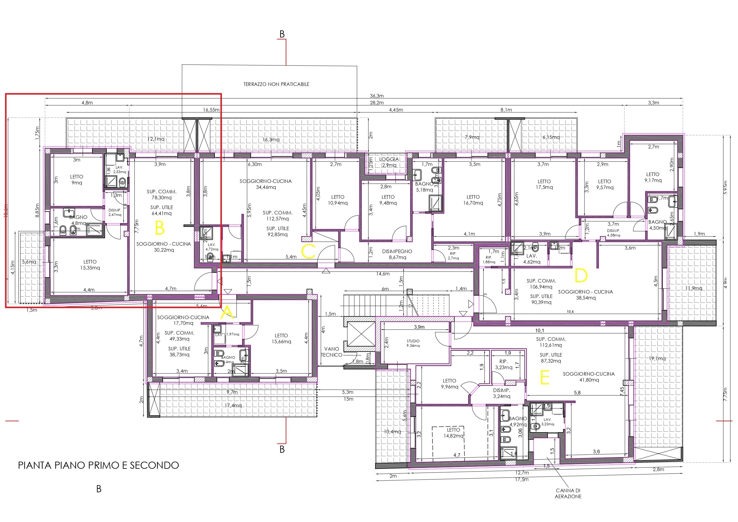 Trilocale con terrazzo in via sacro cuore 1611, Modica