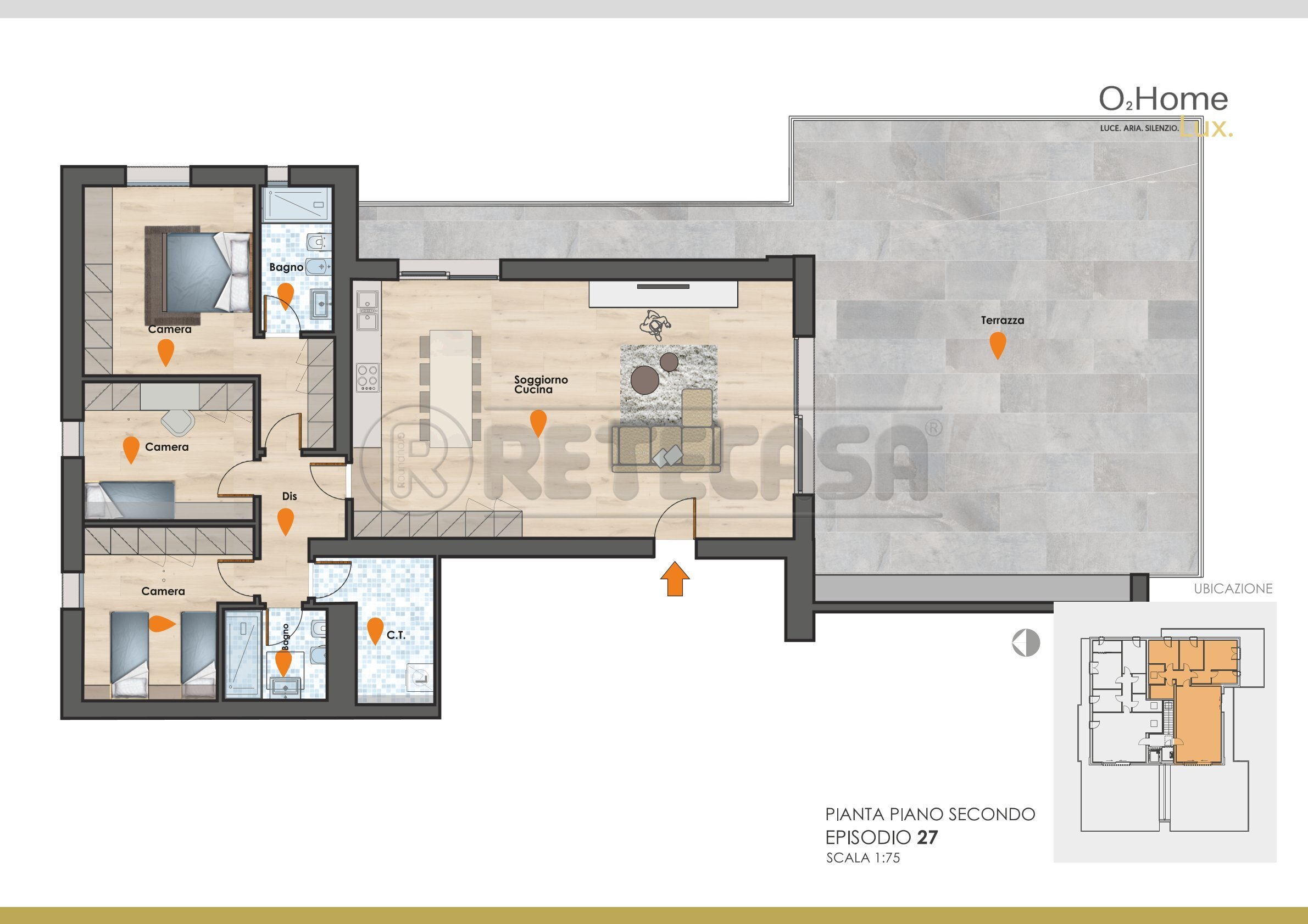 Attico con terrazzo in via armando diaz 2, Bolzano Vicentino