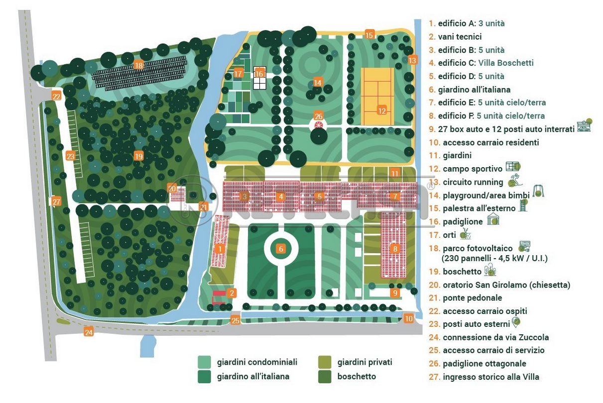 Appartamento con giardino in via zuccola 37, Bolzano Vicentino