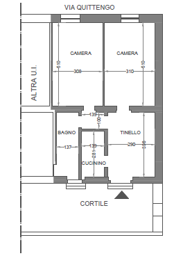 Trilocale da ristrutturare a Torino