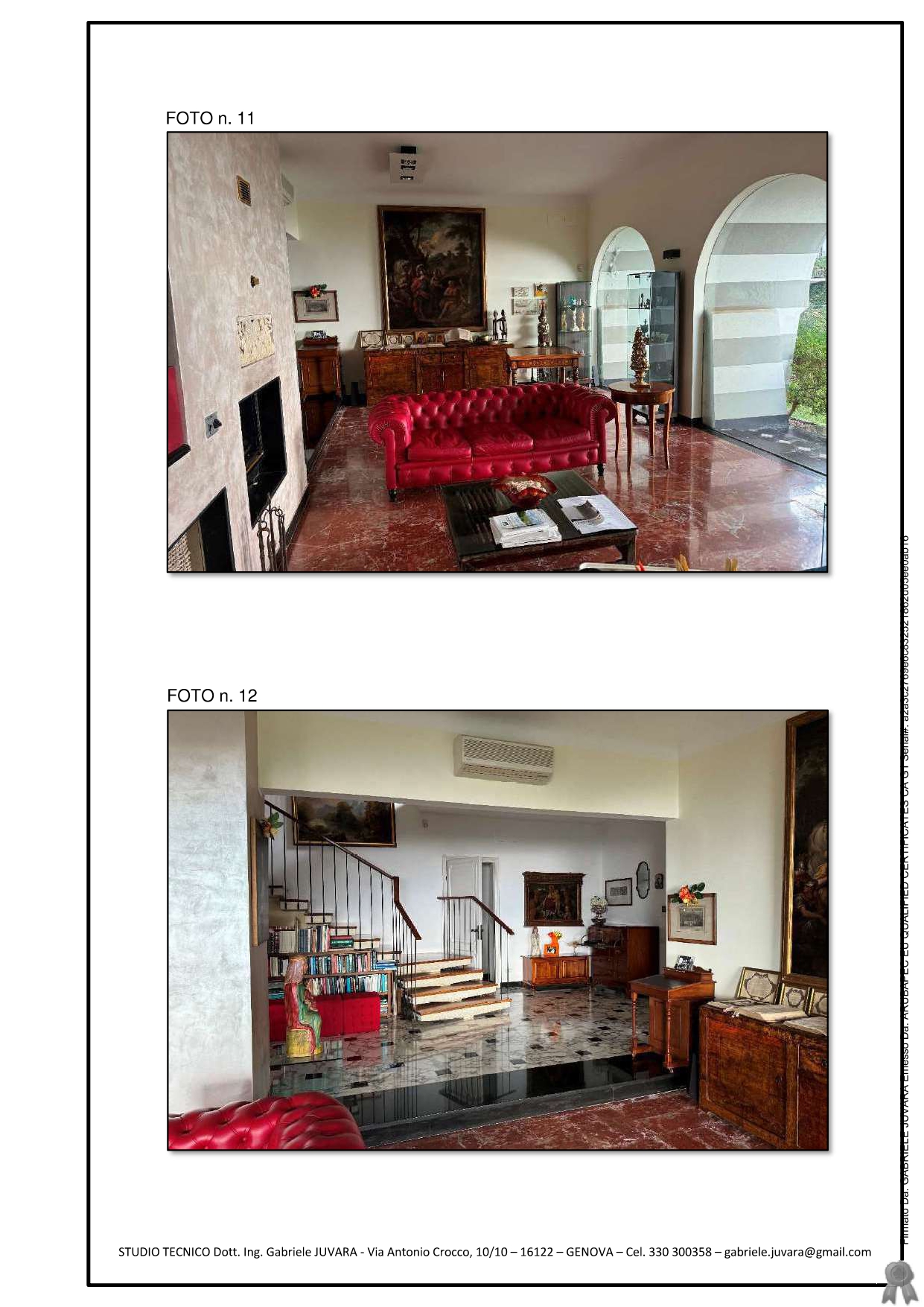 Villa vista mare a Pieve Ligure