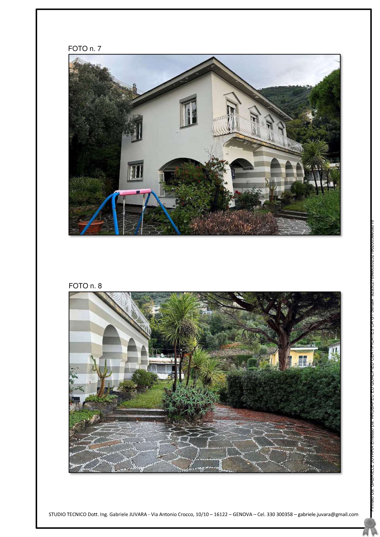 Villa vista mare a Pieve Ligure