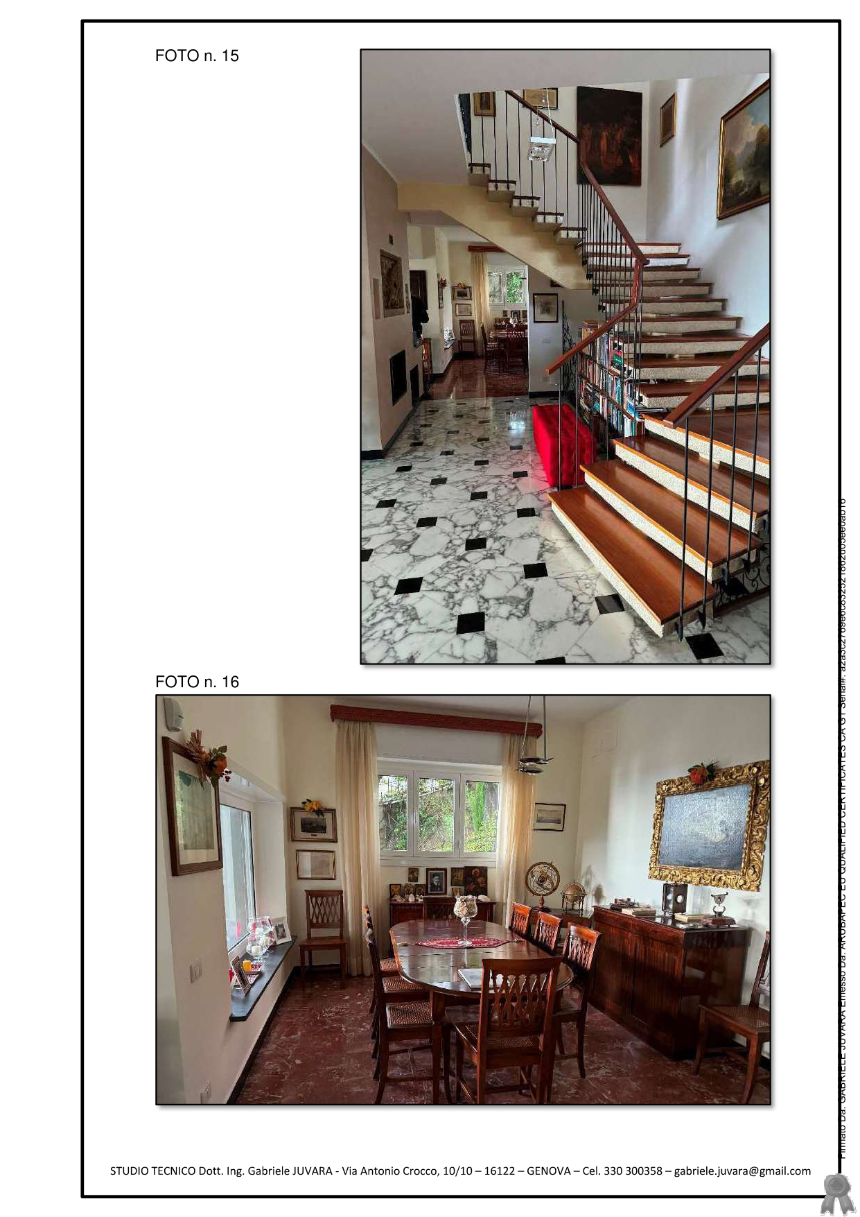 Villa vista mare a Pieve Ligure