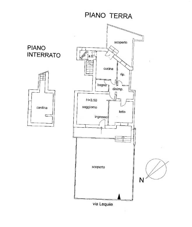 Casa semindipendente in vendita a Lecce, Zona Casermette