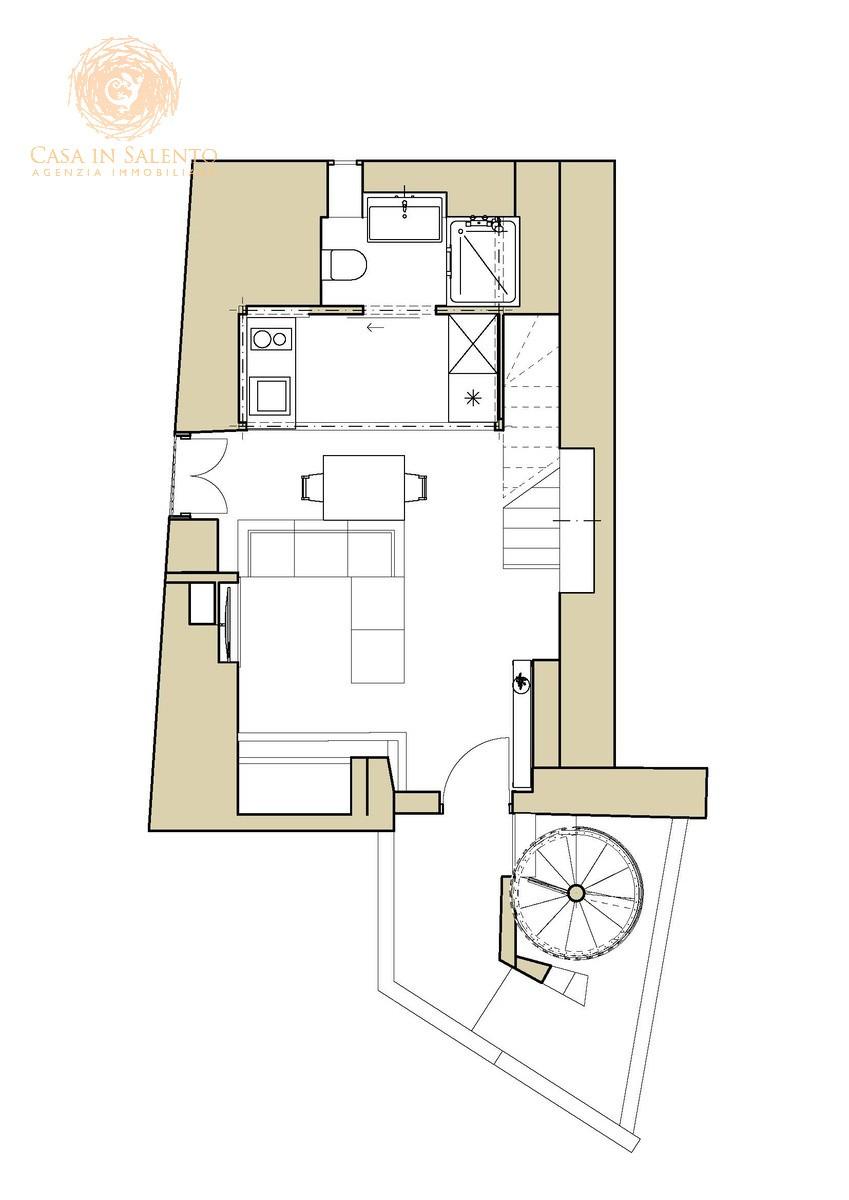 Bilocale da ristrutturare, Alessano montesardo