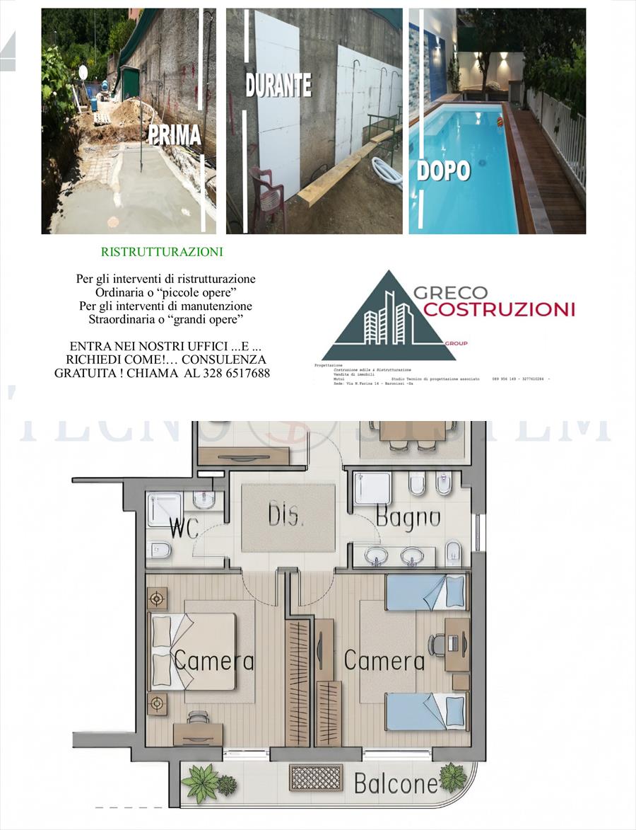 Trilocale in vendita, Cassino centrale