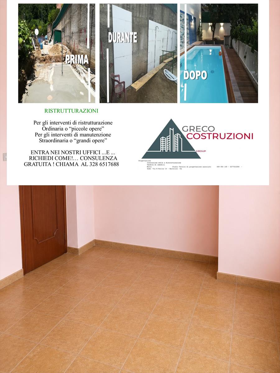 Trilocale con giardino, Cervaro centrale