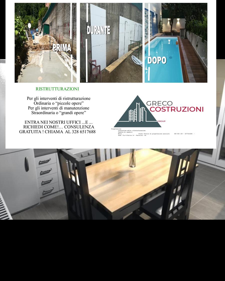 Trilocale con box doppio, Baronissi centro storico
