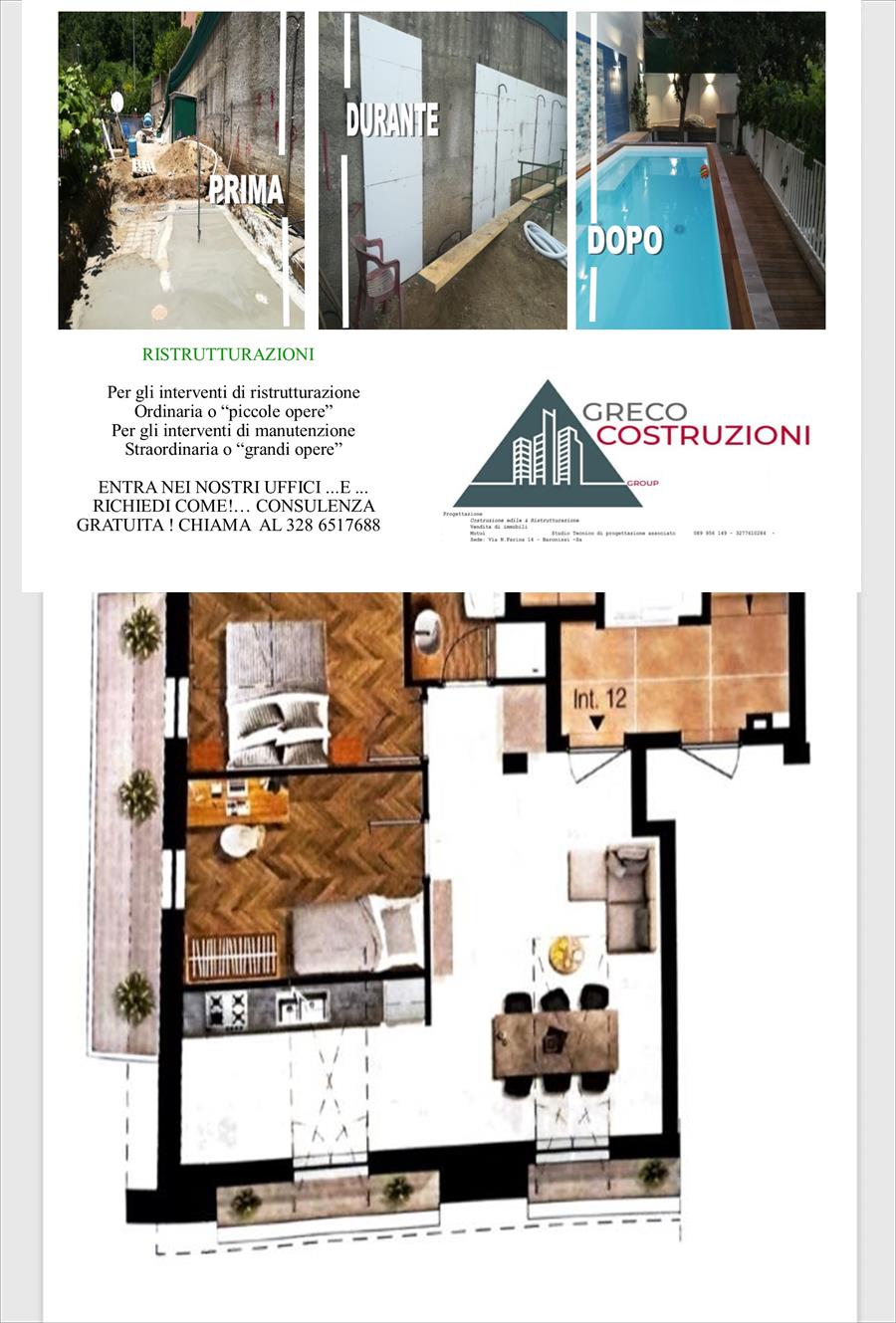 Attico con box, Baronissi sava
