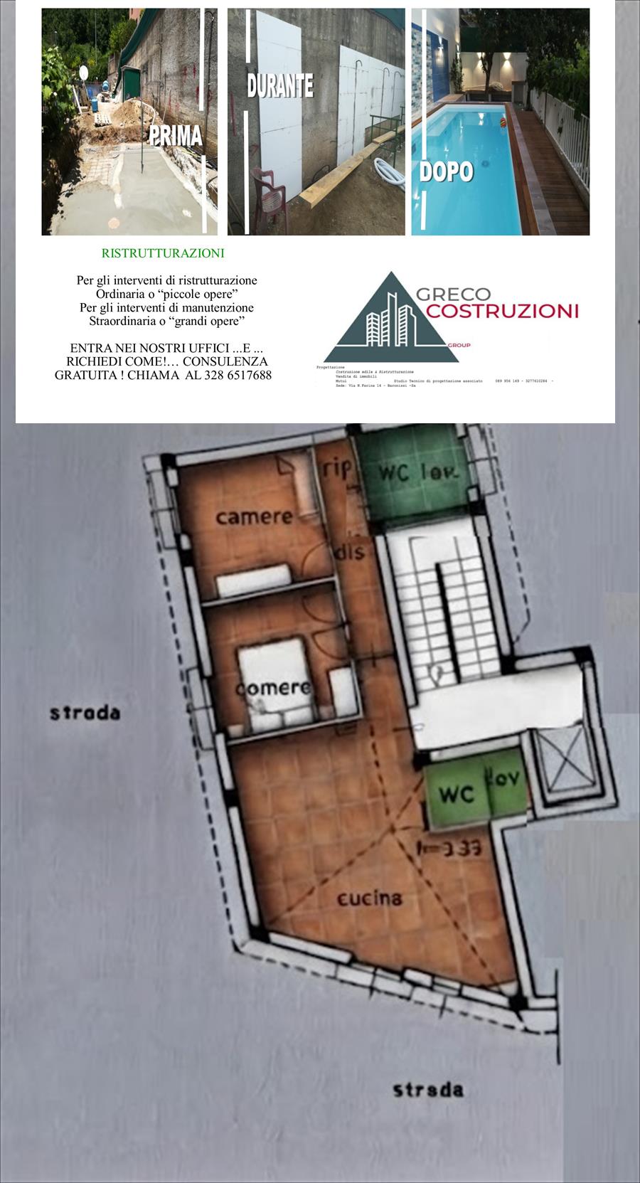 Trilocale nuovo, Baronissi caposaragnano