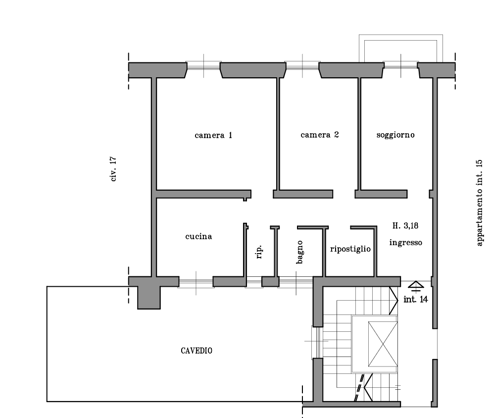 Appartamento da ristrutturare in via giovanni torti 19, Genova