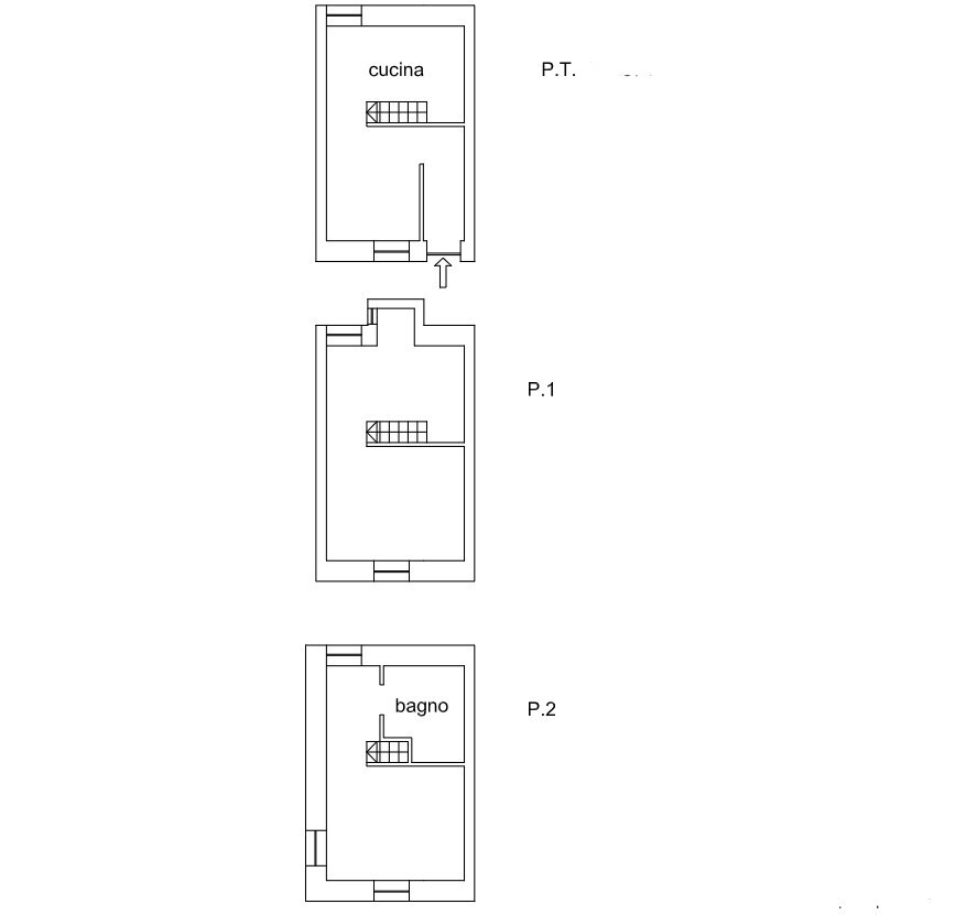 Casa indipendente da ristrutturare in via alla chiesa 6, Castiglione Chiavarese