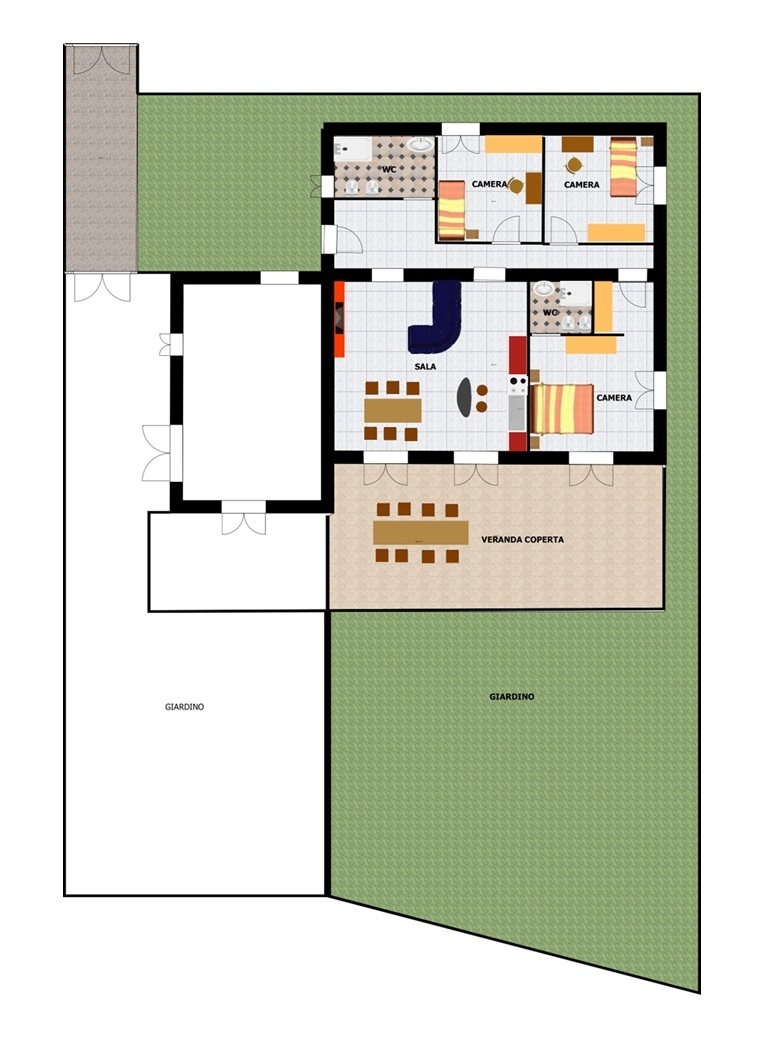 Appartamento con giardino in via lombardia 86, Nettuno