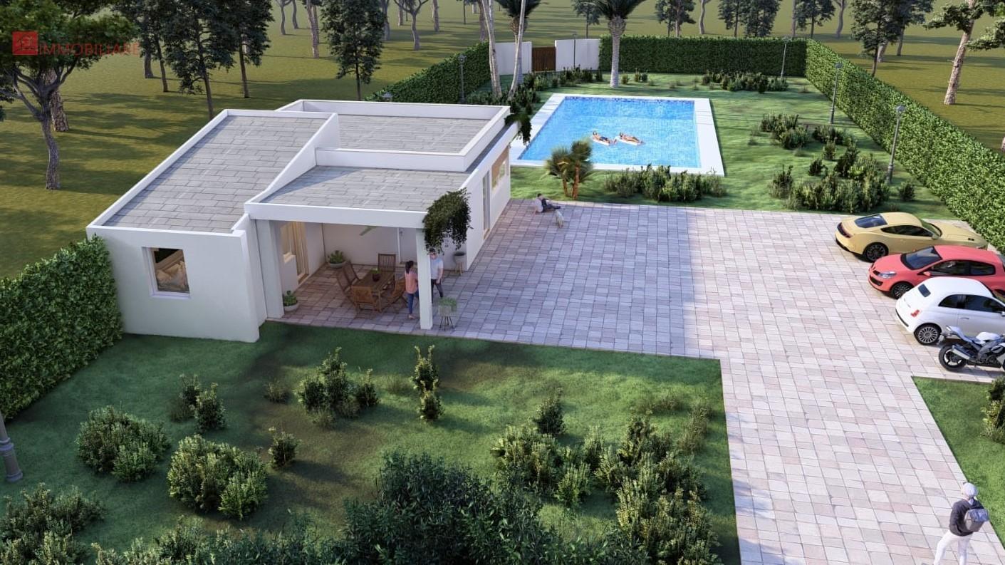 Villa con giardino, Lecce frigole