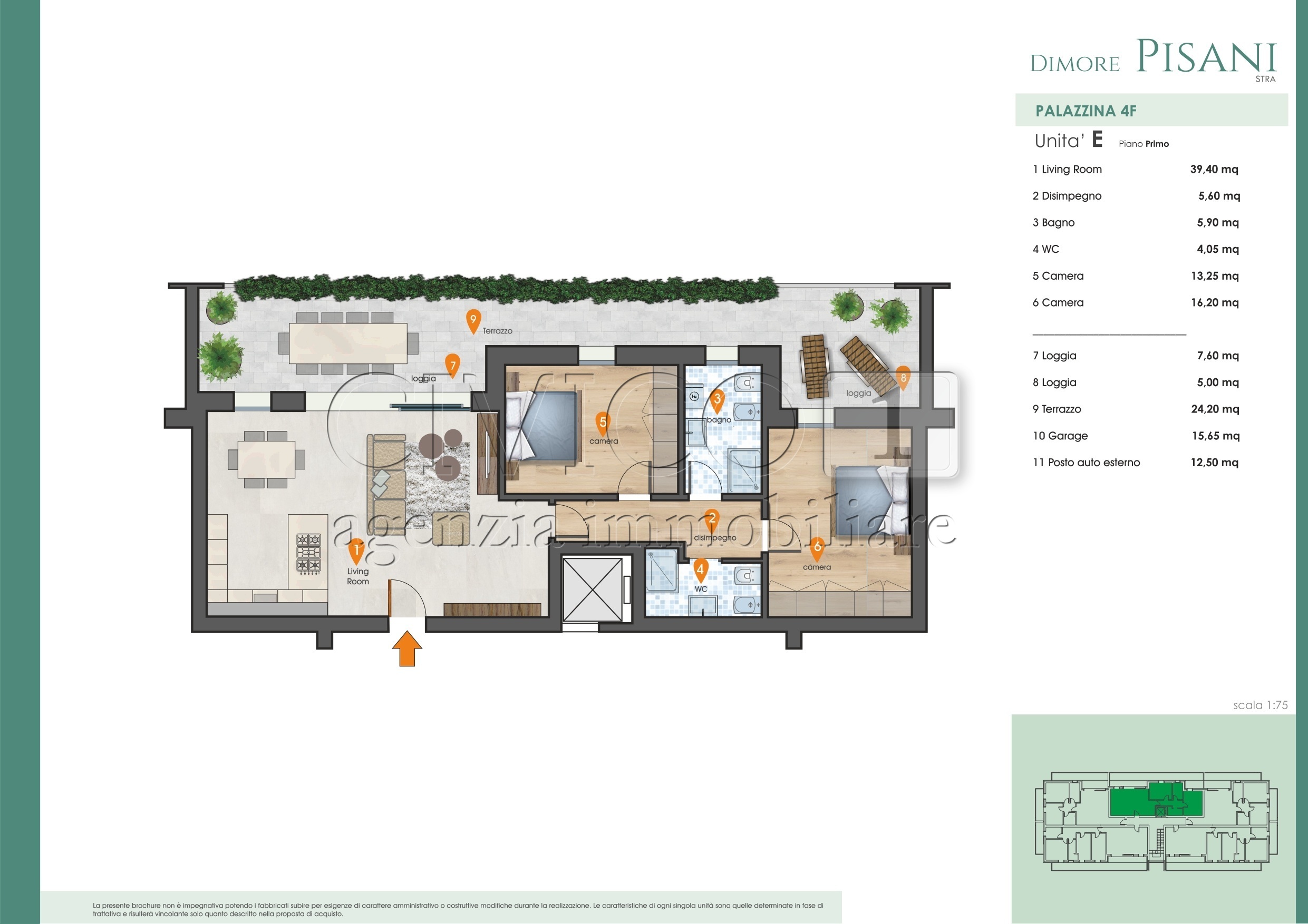 Quadrilocale con giardino in via vittorio veneto, Dolo