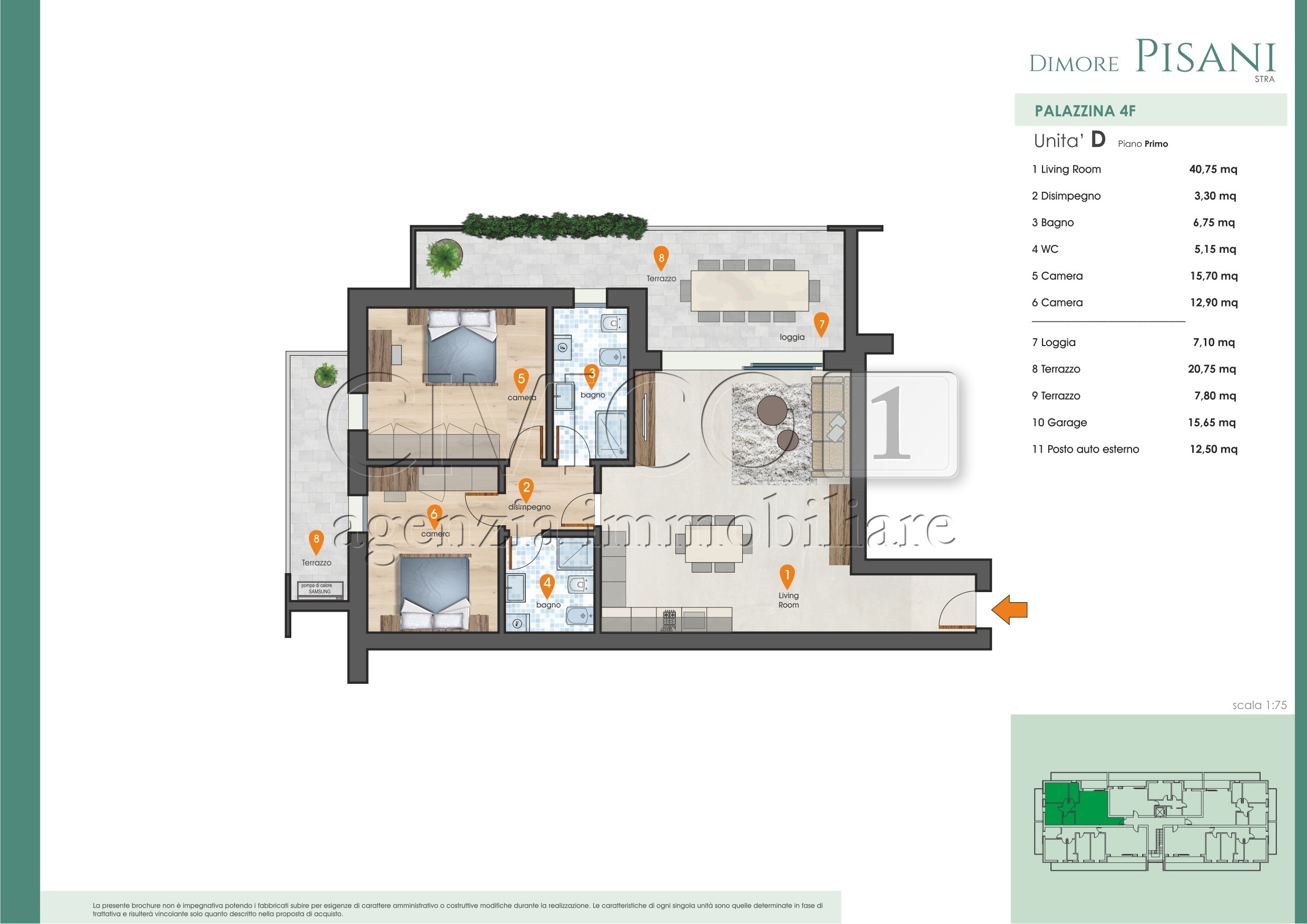 Quadrilocale con giardino in via vittorio veneto, Dolo