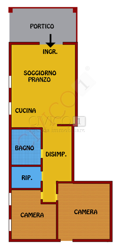 Appartamento con giardino in via pascoli 14, Quinto Vicentino