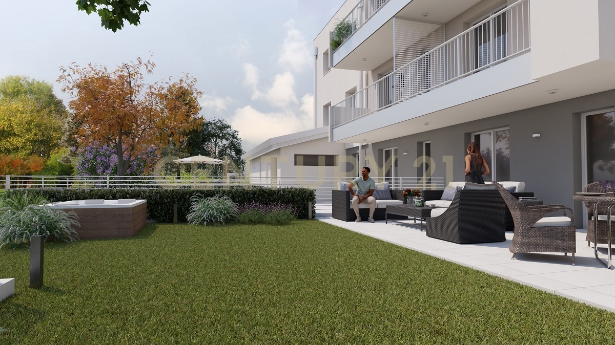 Quadrilocale con giardino in via monte grappa, Belfiore