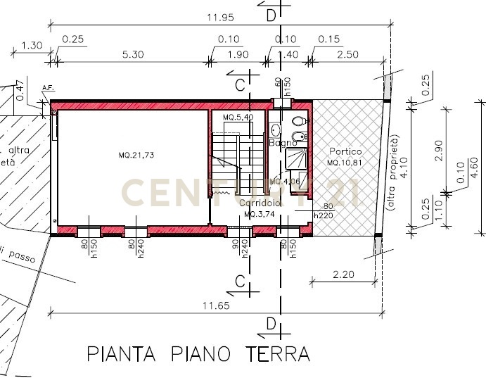 Casa indipendente con giardino in corso cesari battisti, Sanguinetto