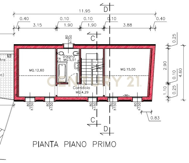 Casa indipendente con giardino in corso cesari battisti, Sanguinetto
