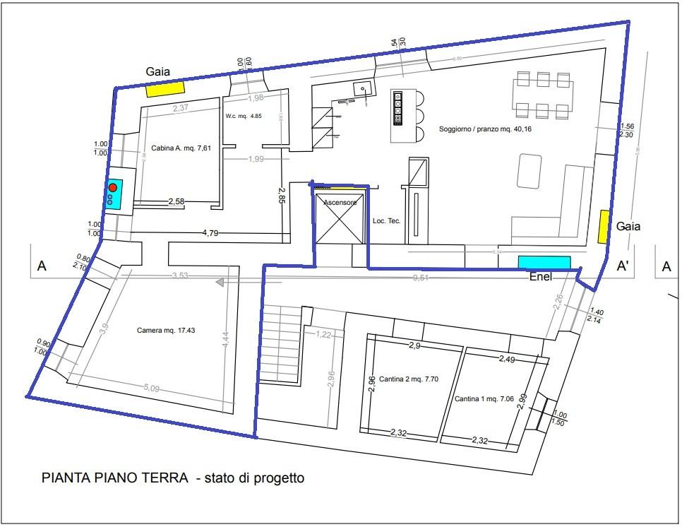 Trilocale nuovo, Massa borgo del ponte