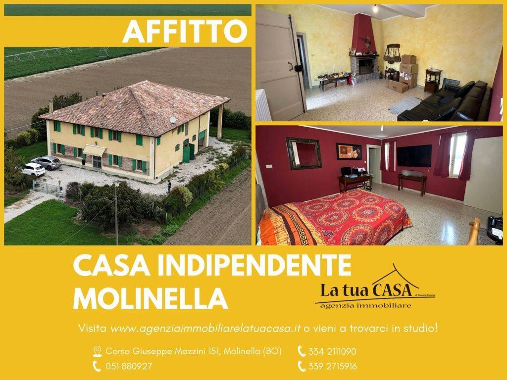 Casa indipendente in affitto a Molinella, Marmorta