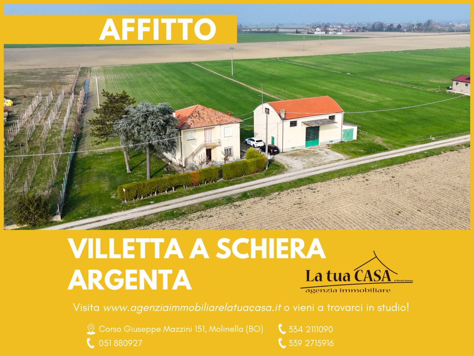 Villette a schiera in affitto a Argenta, Ospitalmonacale