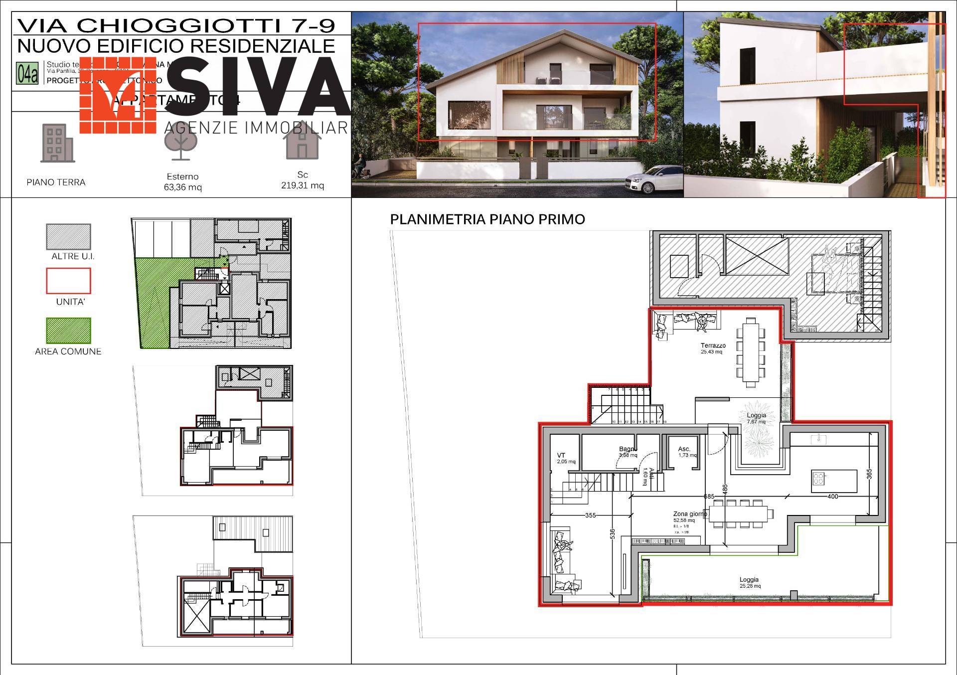 Appartamento in vendita a Ravenna, Marina di Ravenna