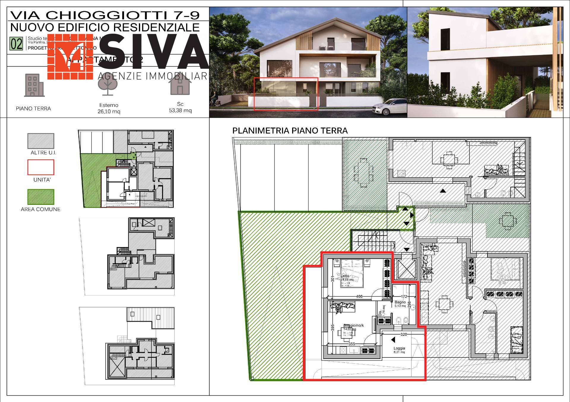 Appartamento in vendita a Ravenna, Marina di Ravenna