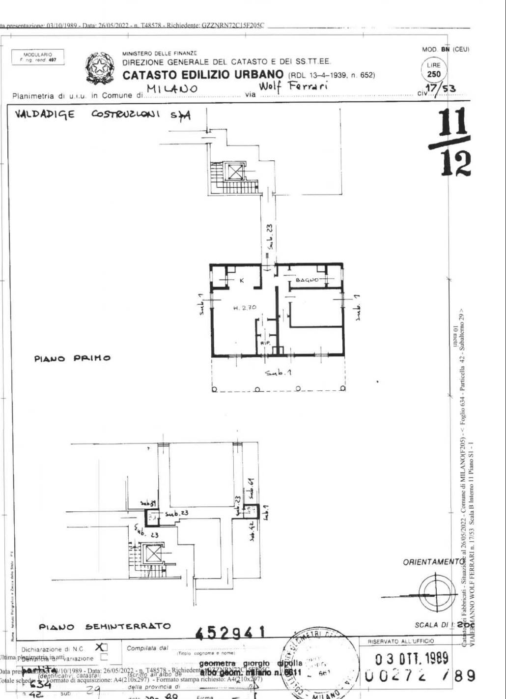 Appartamento in vendita a Milano