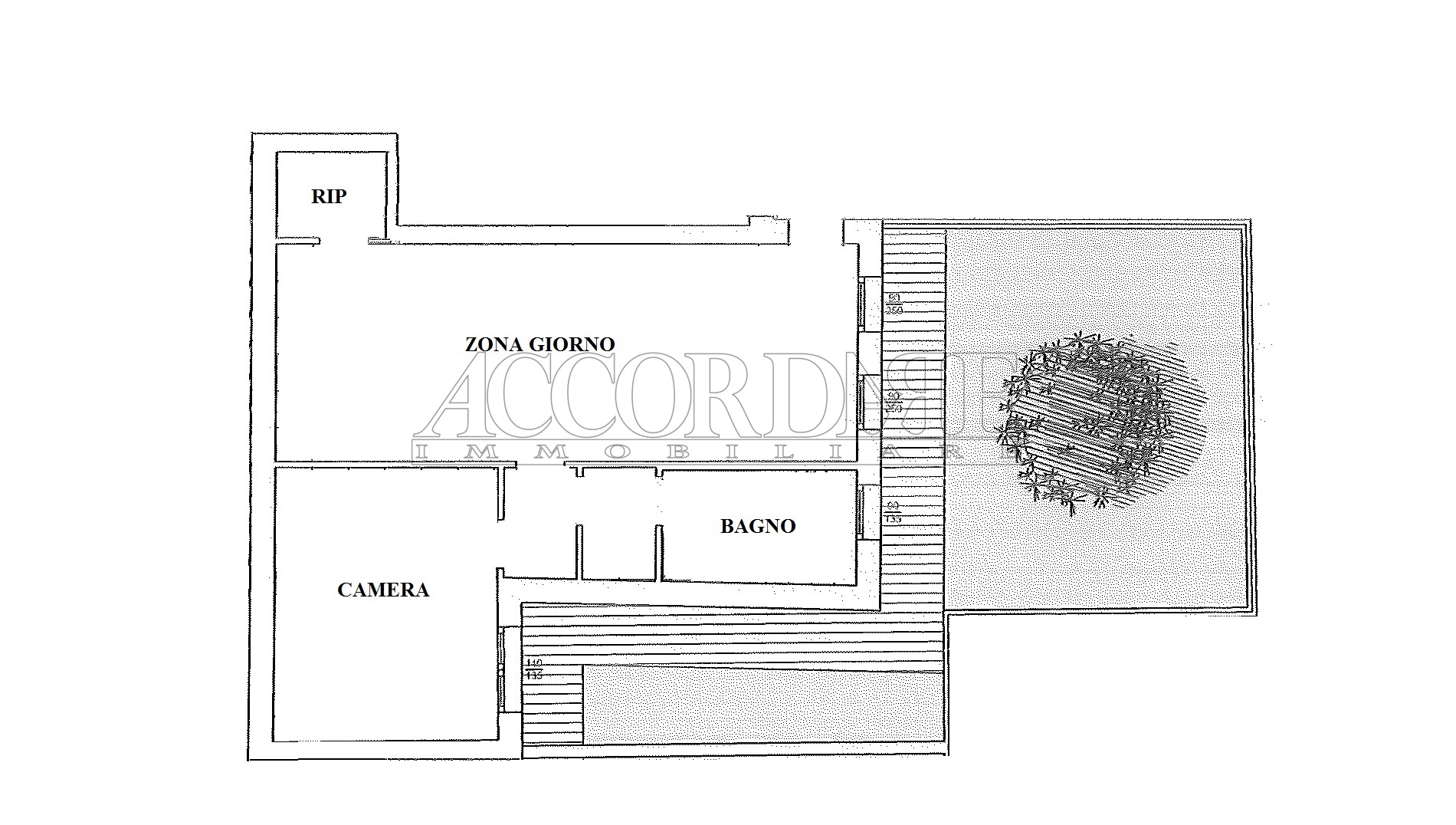 Bilocale con giardino a Veggiano