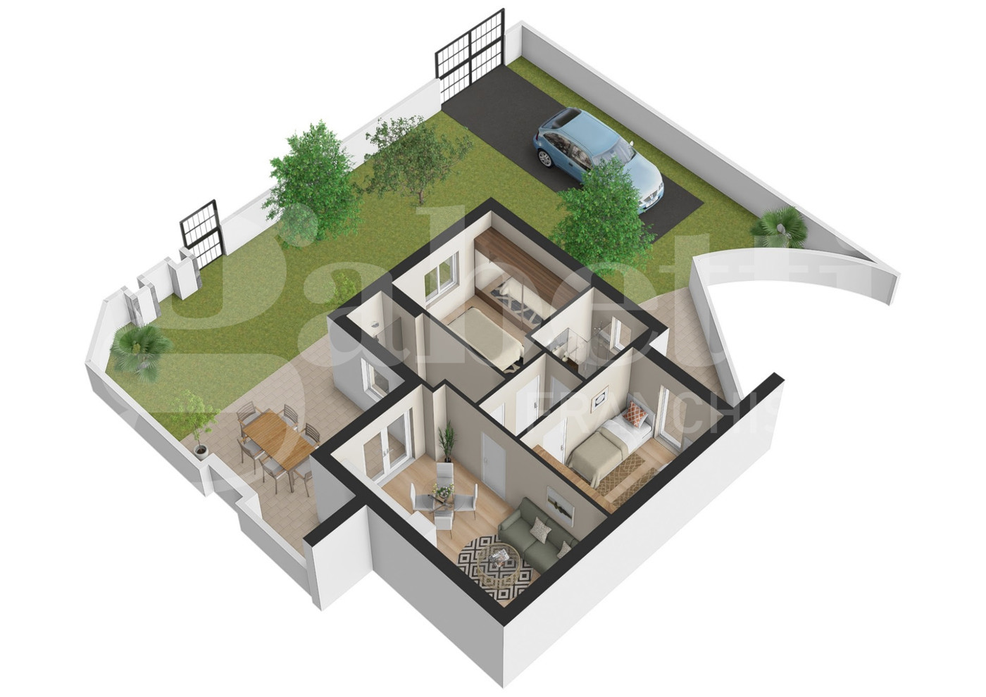 Trilocale con box a Tortoreto