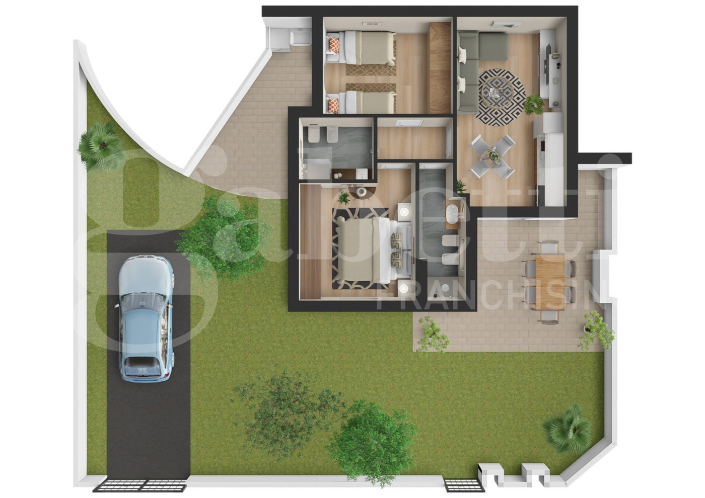 Trilocale con box a Tortoreto