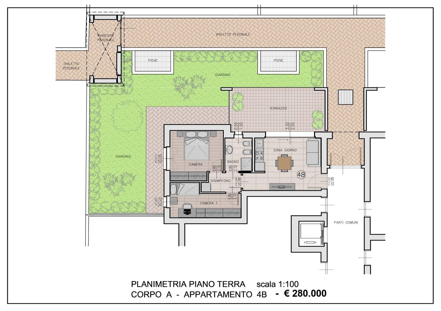Appartamento in vendita a Brugherio, San Damiano