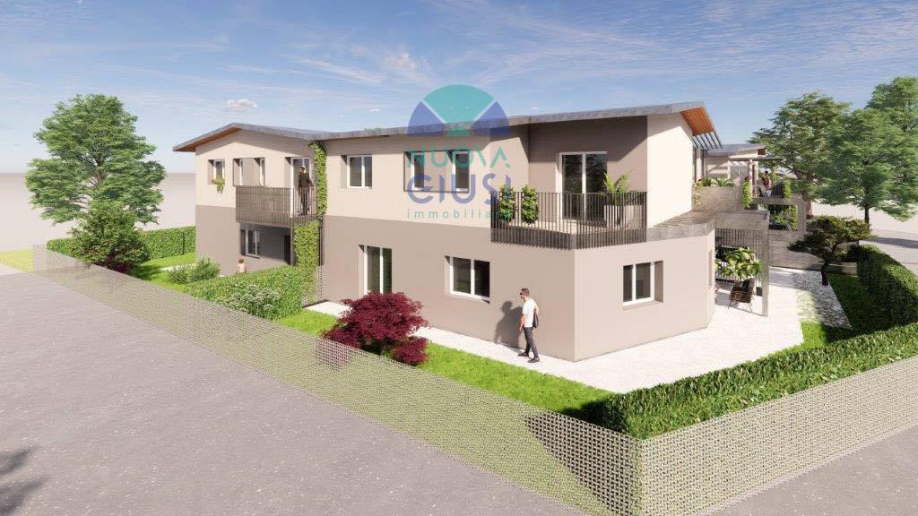 Quadrilocale con giardino a Staranzano