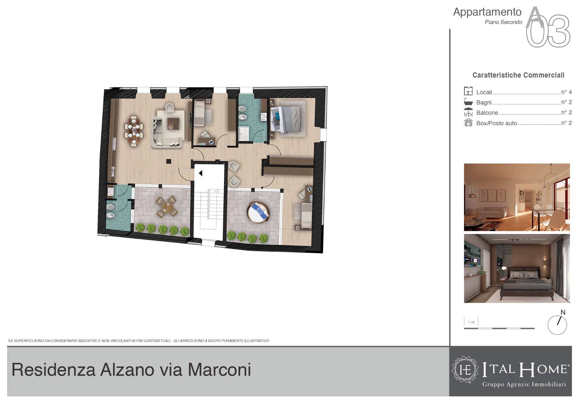 Attico in vendita a Alzano Lombardo