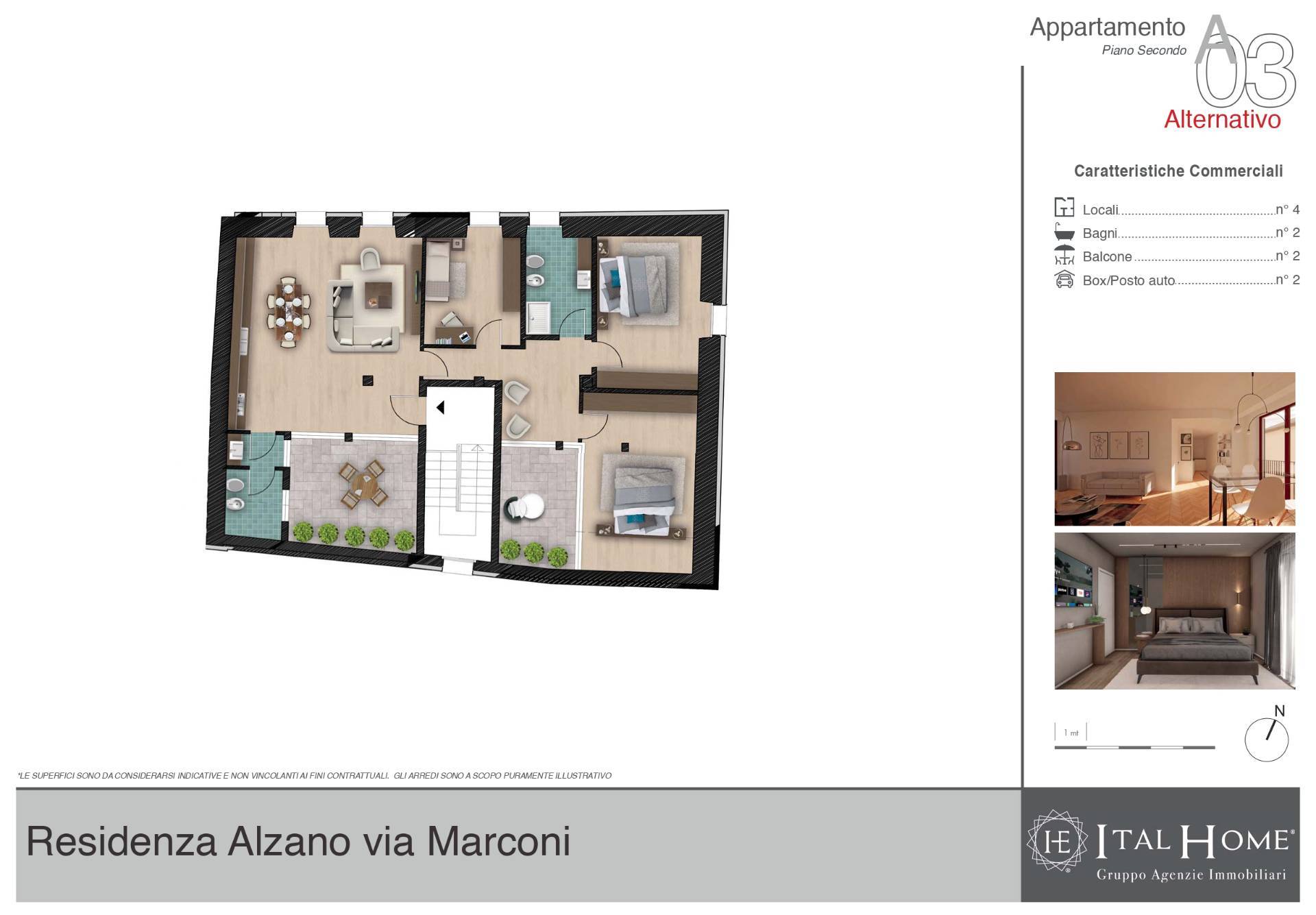 Attico in vendita a Alzano Lombardo