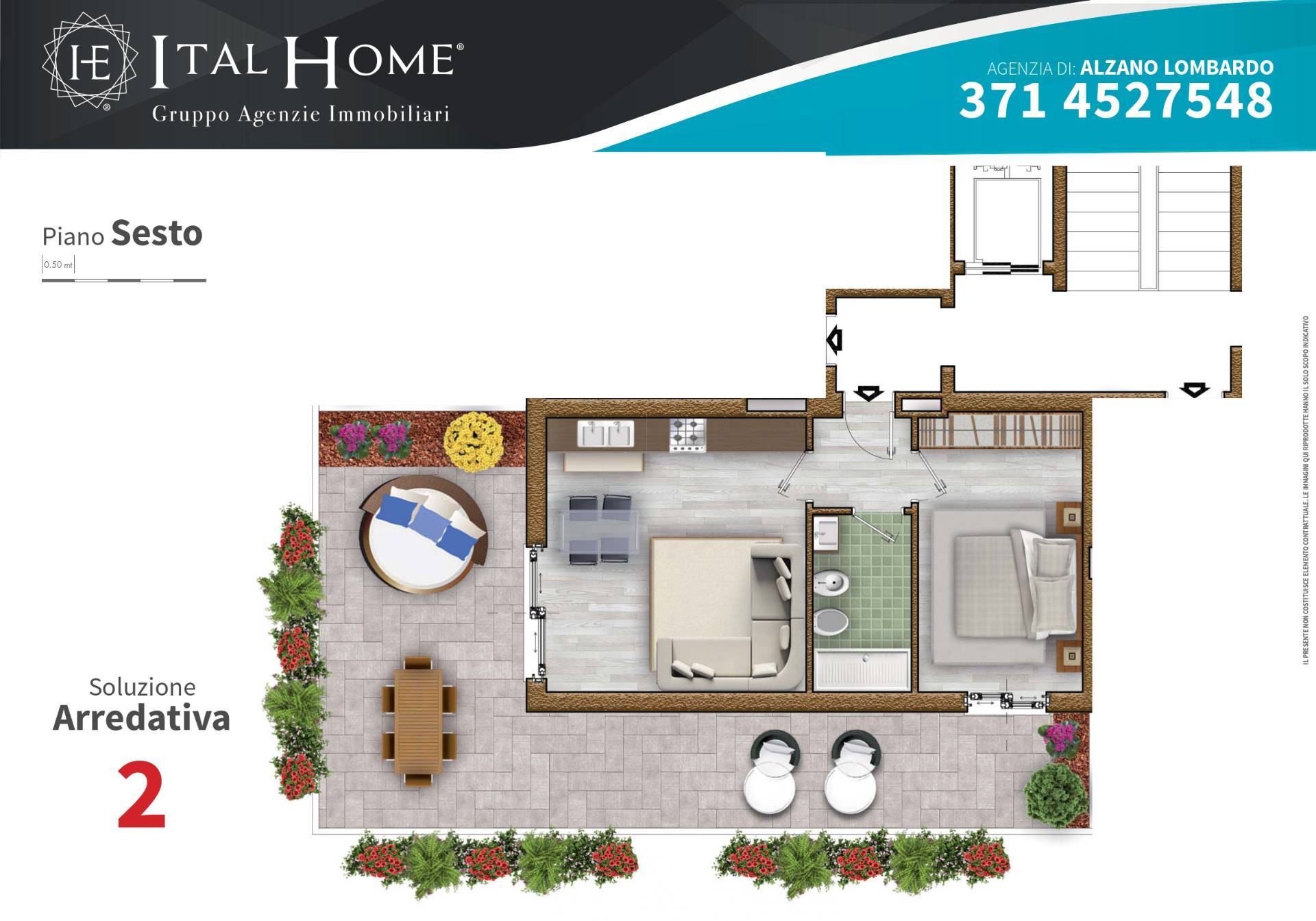 Attico in vendita a Torre Boldone