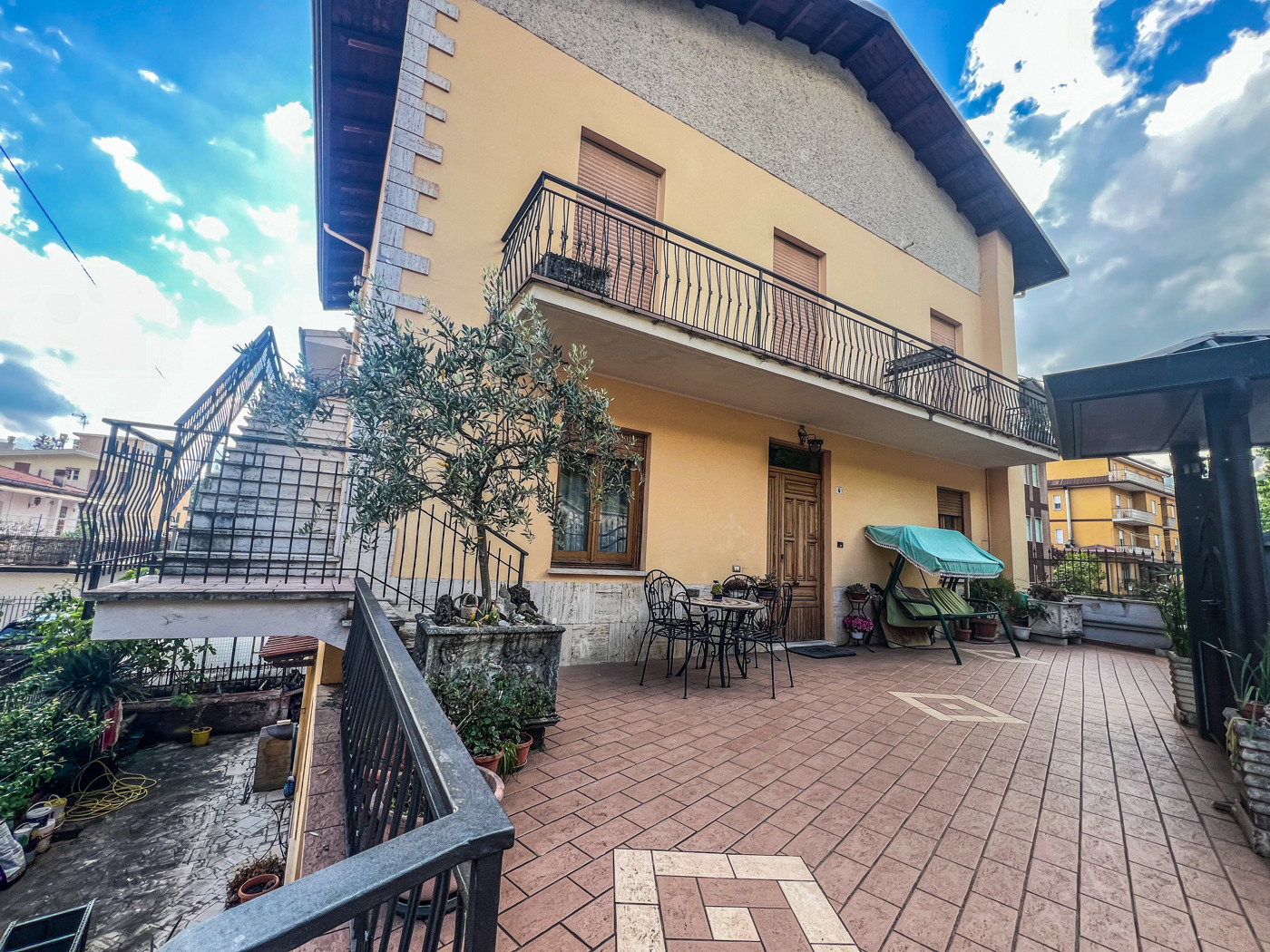 Quadrilocale con giardino a Fiuggi