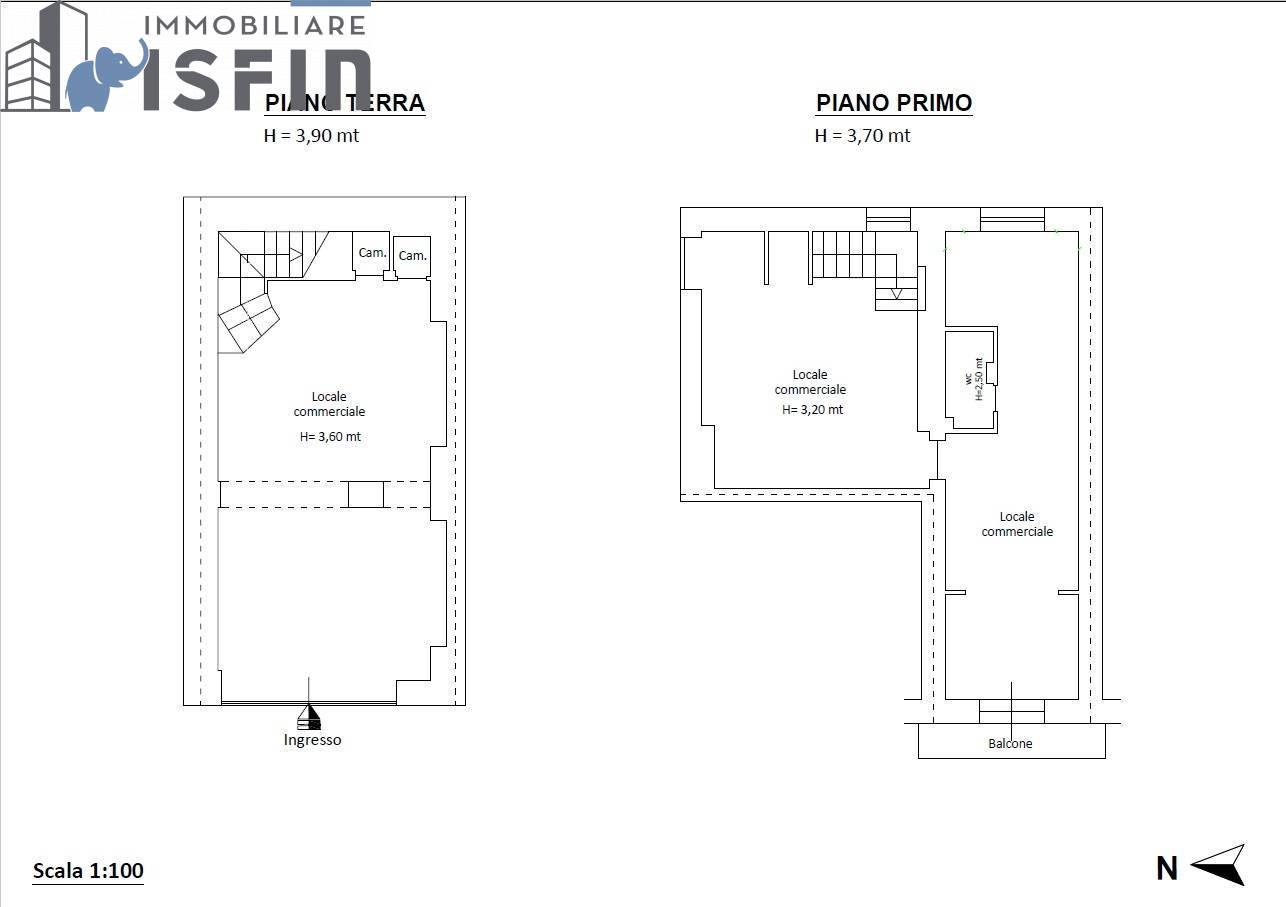 Locale commerciale in vendita a Cosenza, Centro