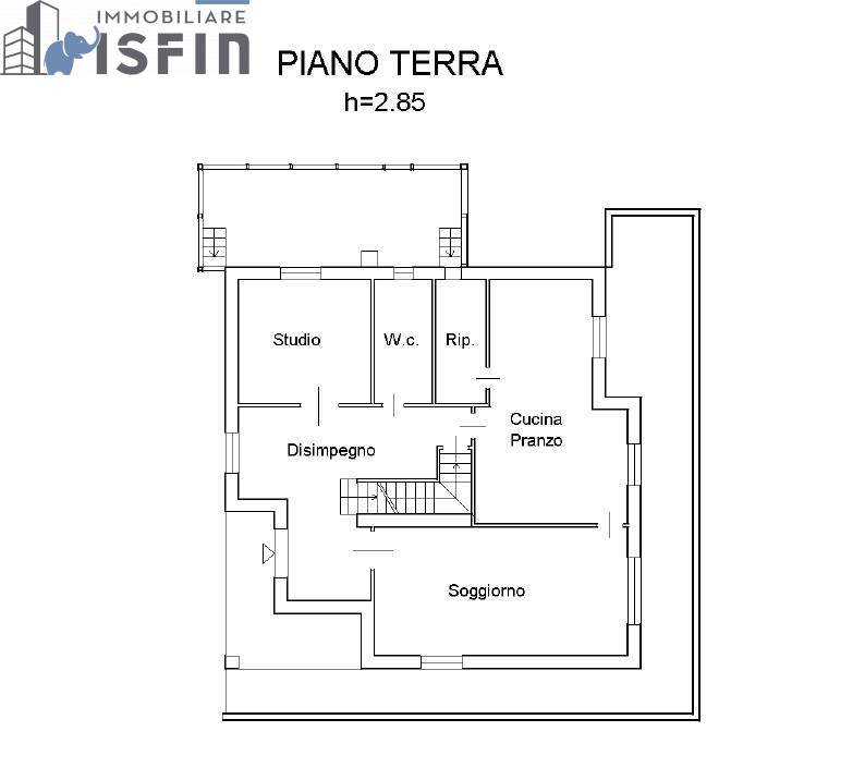 Villa in vendita a Mendicino, C.da Pasquali