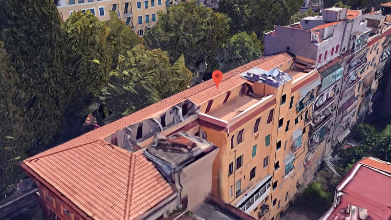 Mansarda con terrazzo a Roma