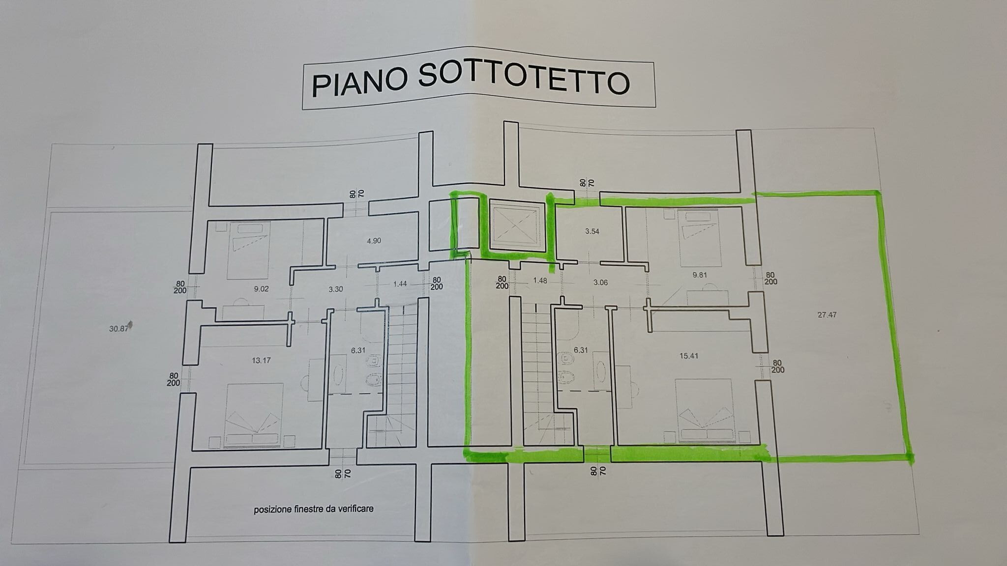 Attico nuovo in via del paratino 33, Cecina