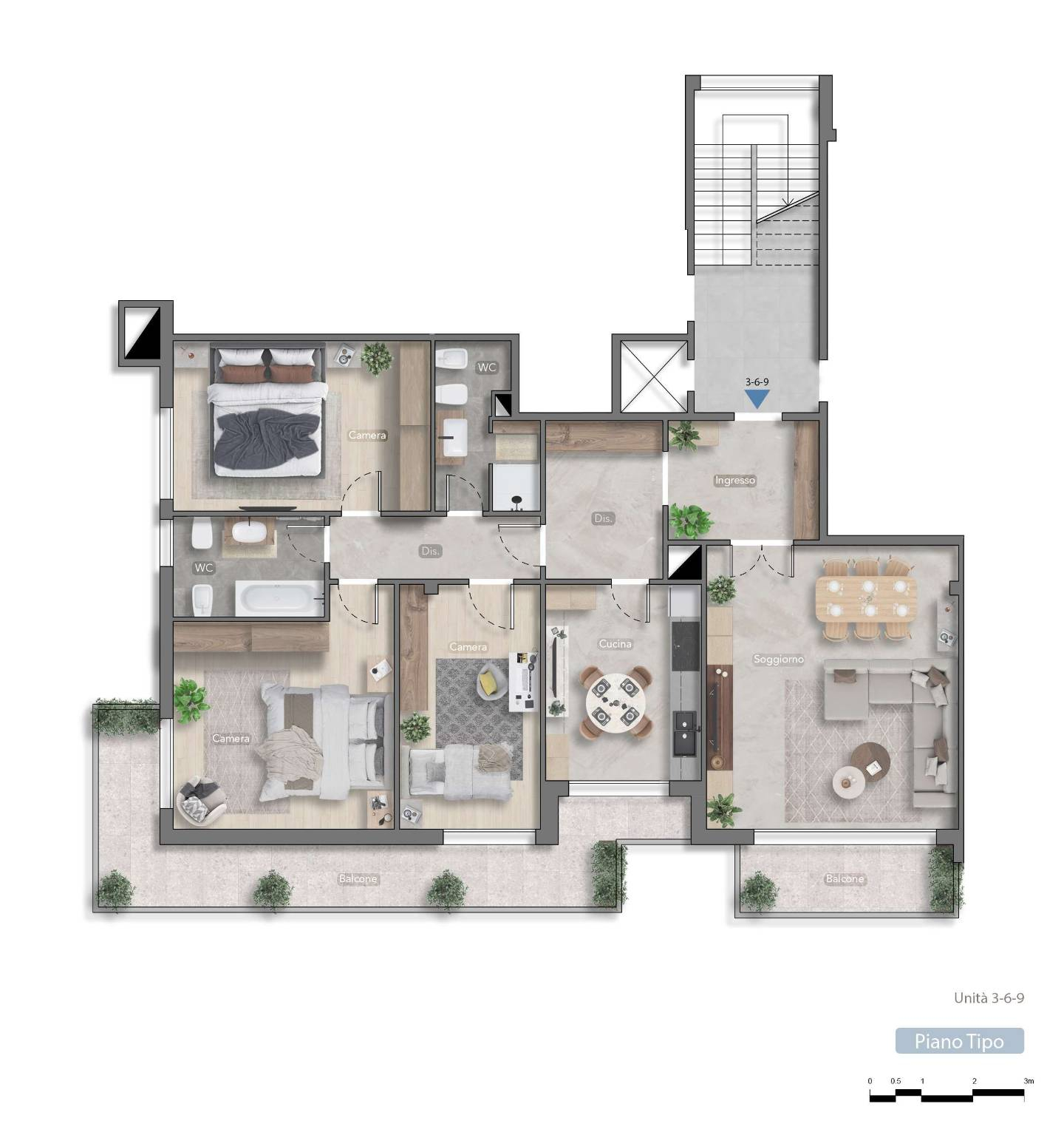 Appartamento con terrazzo in via giovanni antonio magini 4, Bologna