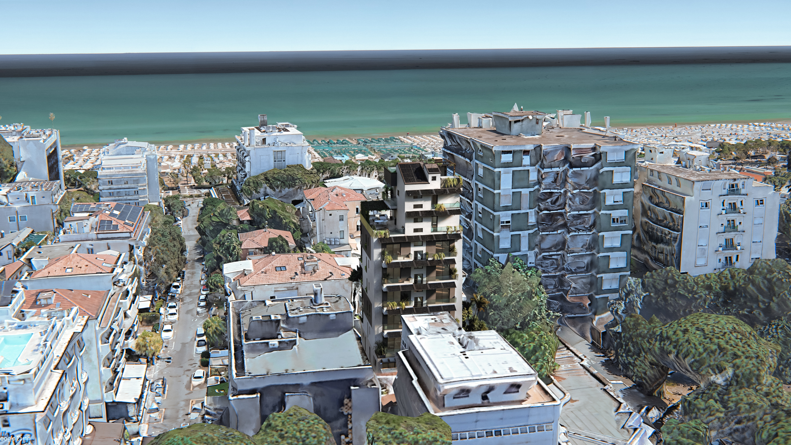Trilocale vista mare in via giosu� carducci 9, Riccione