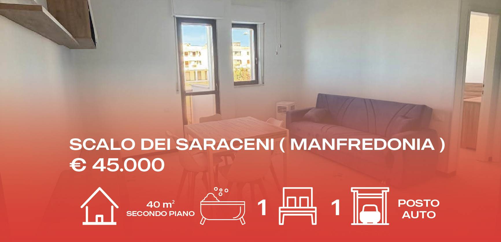 Appartamento in vendita a Manfredonia, scalo dei saraceni