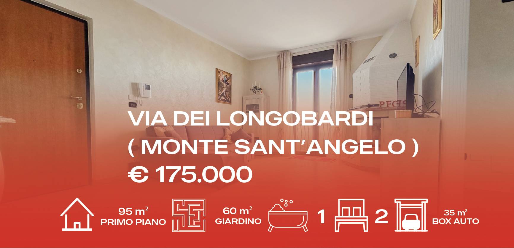 Appartamento in vendita a Monte Sant'Angelo, monte sant'angelo