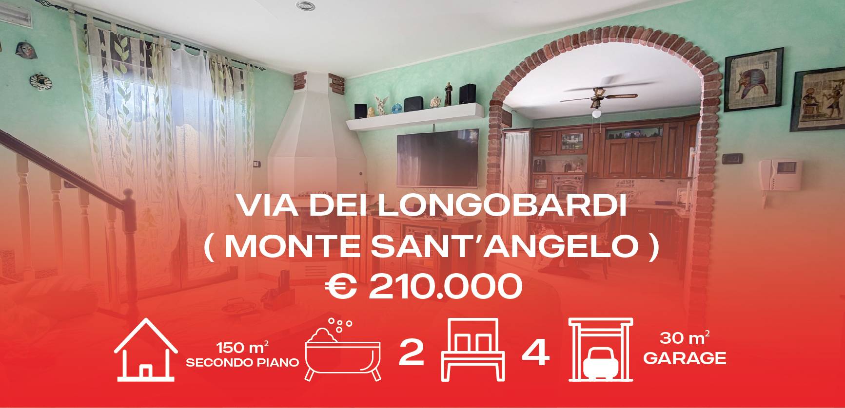 Appartamento in vendita a Monte Sant'Angelo, monte sant'angelo