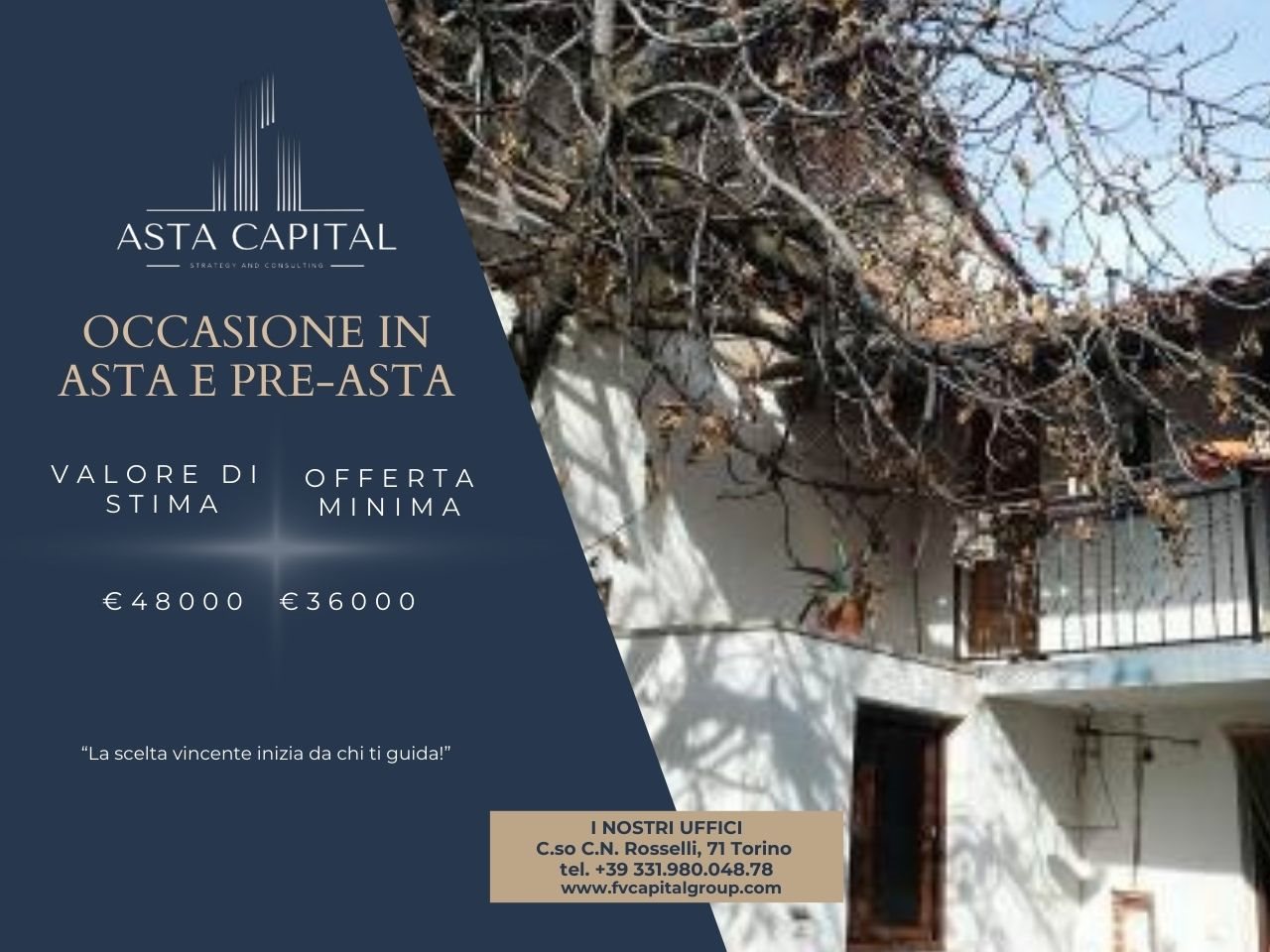 Quadrilocale in vendita a Busca